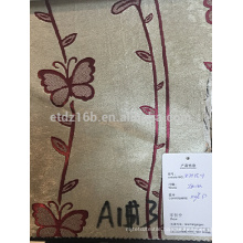 New arrival 100% Polyester Large Jacquard Butterfly design Blackout fabric for Window
